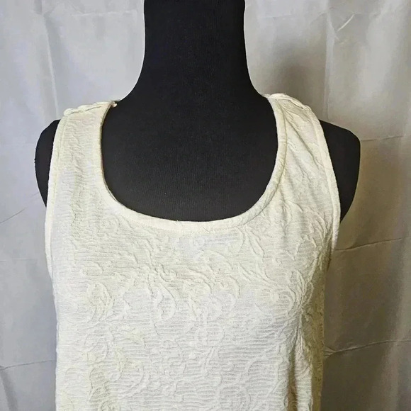 Free People Affairs‎ In Versailles Peplum,Macrame boho,hippiechic Tank SZ LARGE - Picture 3 of 9